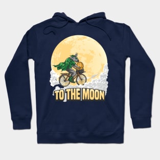 Bitcoin to the moon Hoodie